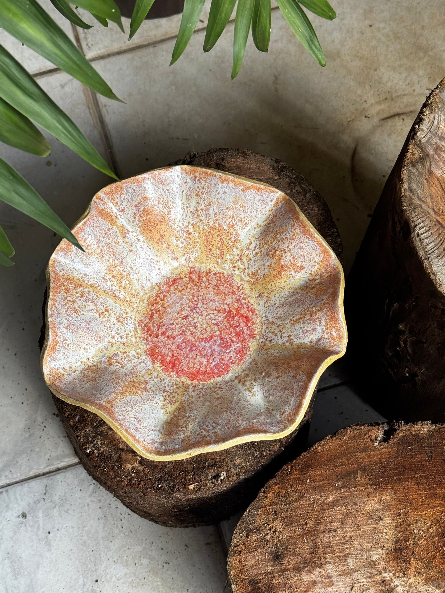 Centro de mesa orgânico - rosa