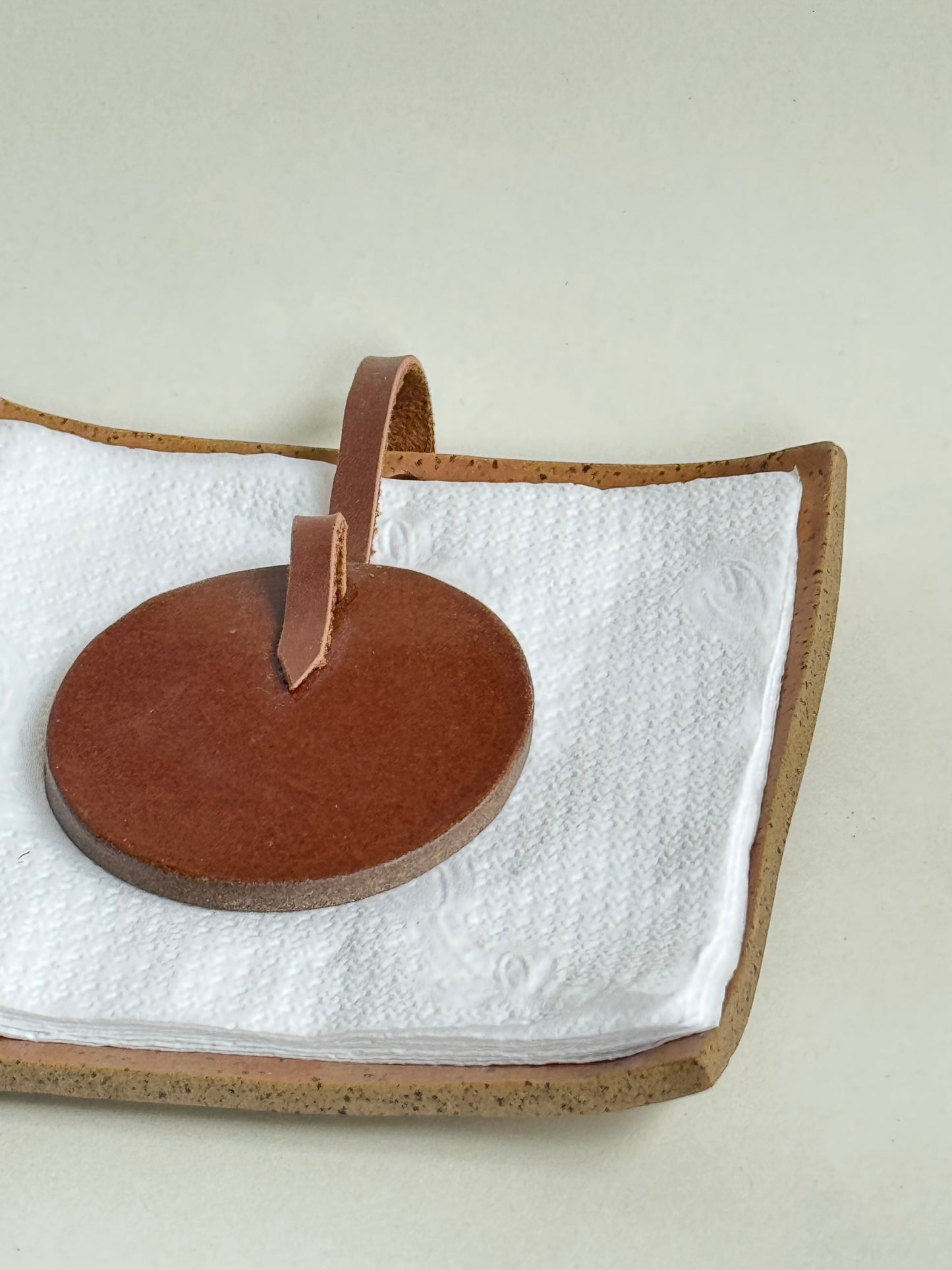 Porta guardanapos Caramelo P