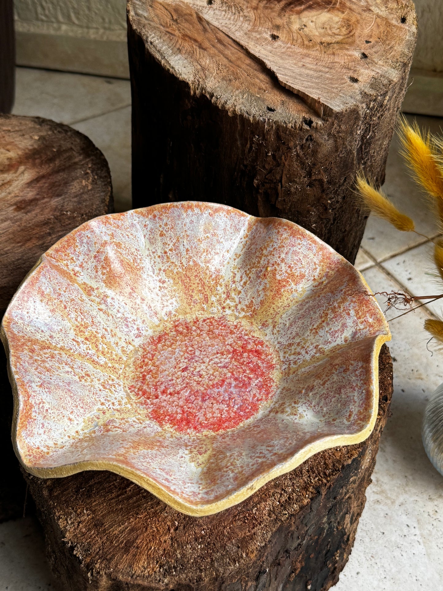 Centro de mesa orgânico - rosa