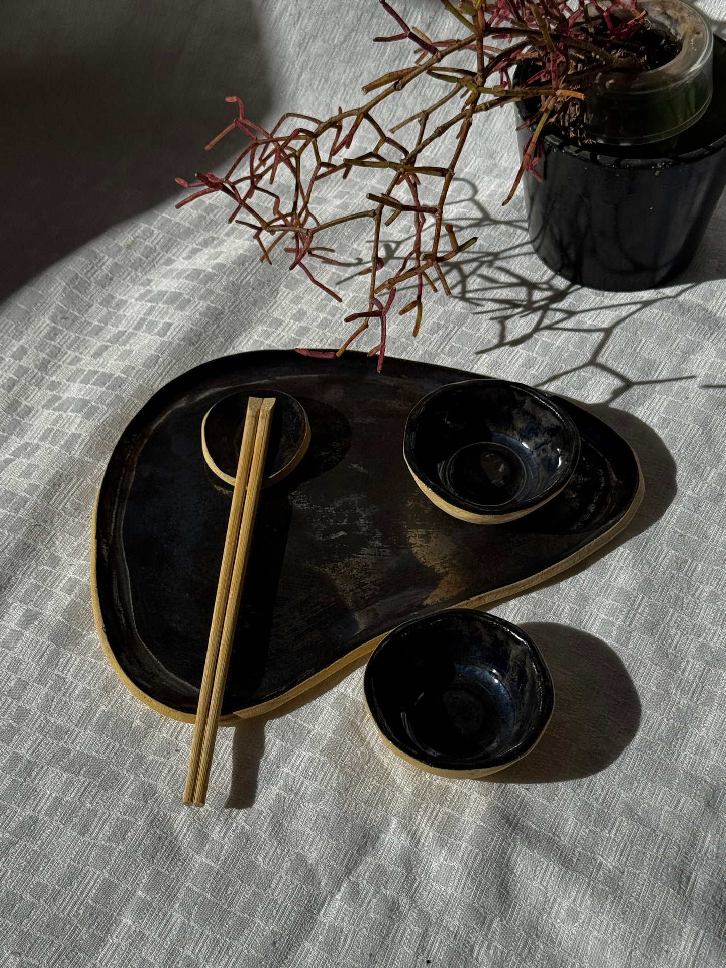 Kit de sushi - Diamante negro