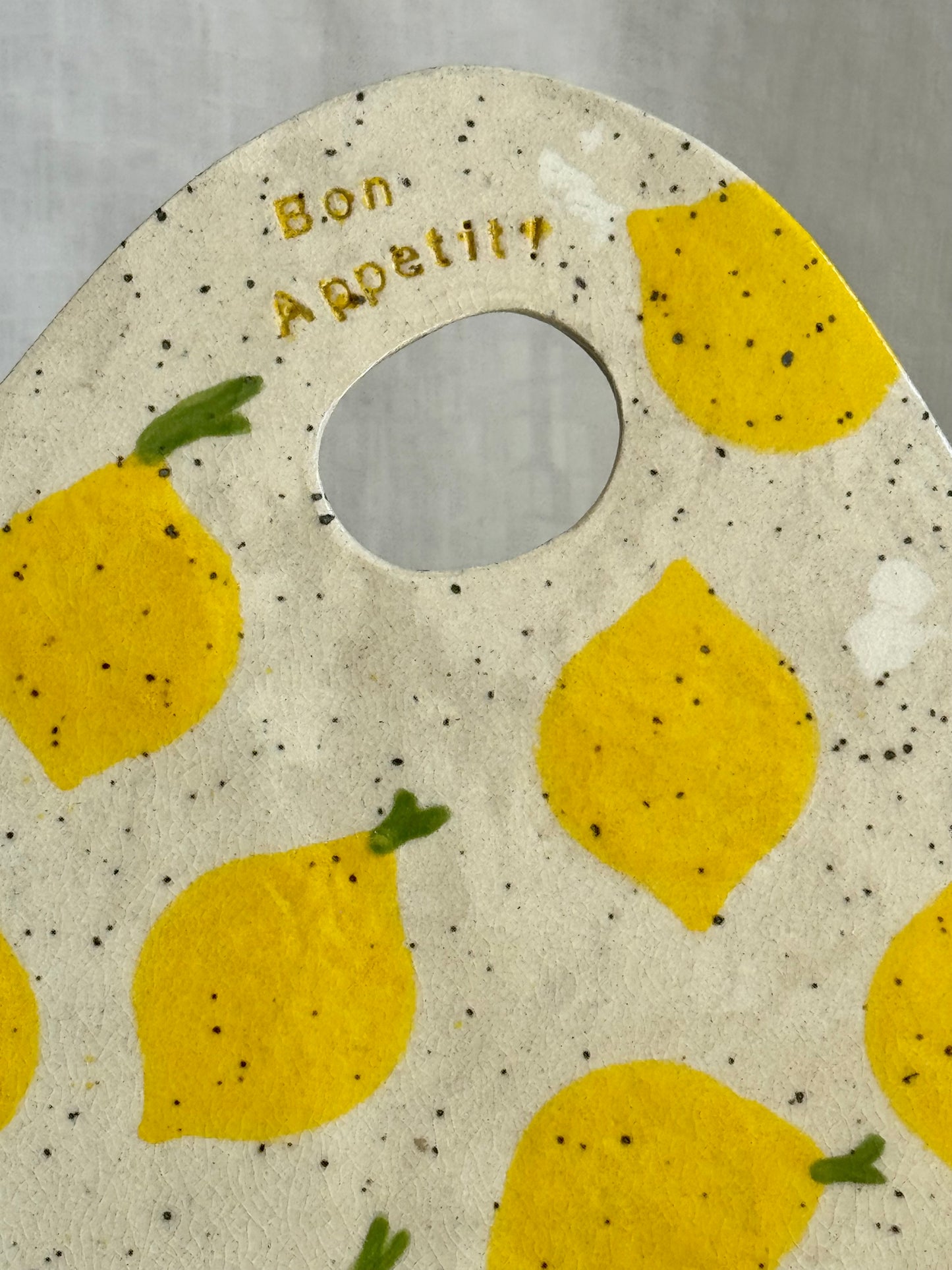 Tábua limão siciliano - modelo oval G