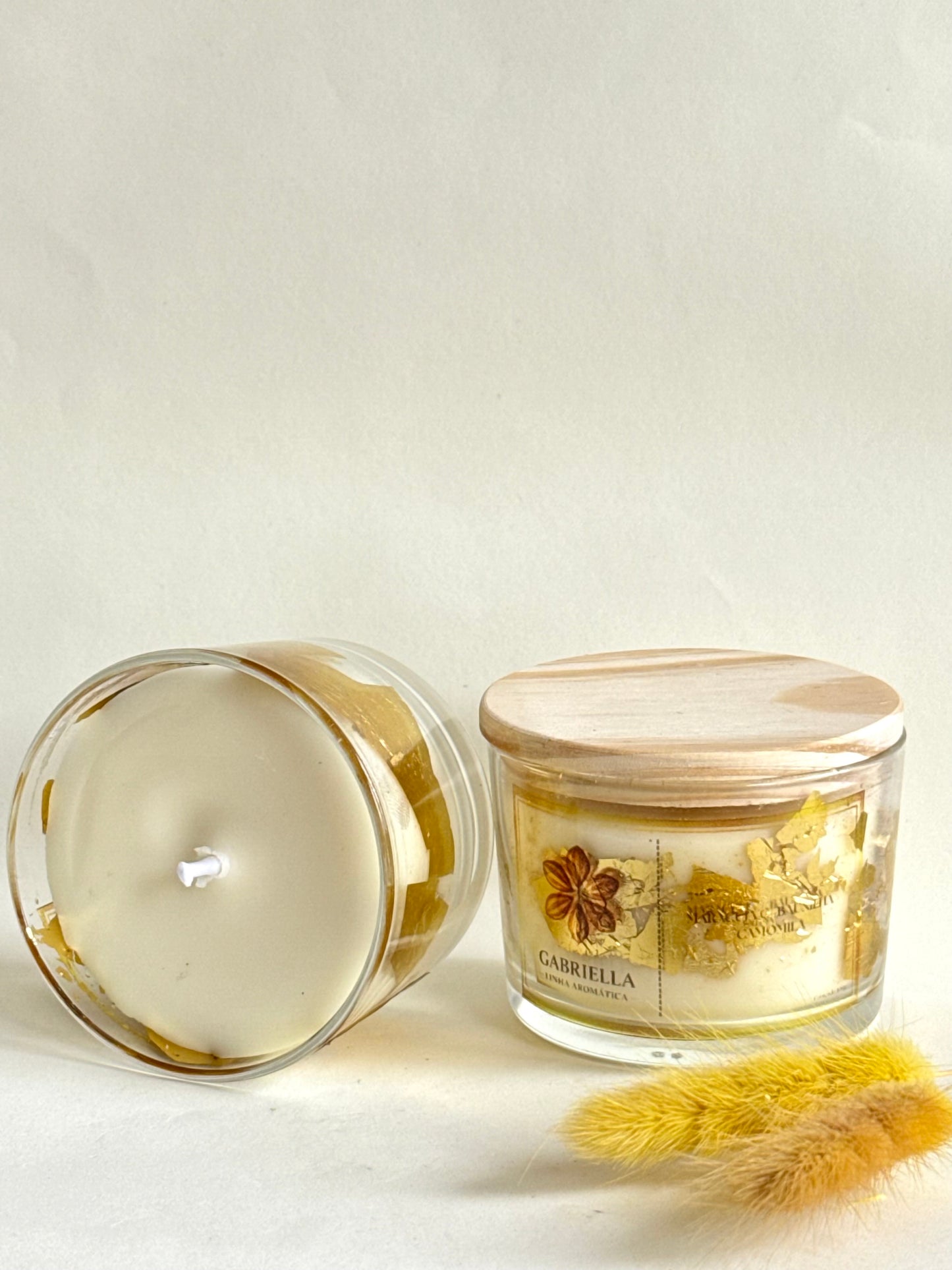 Vela aromática - Maracujá com Baunilha & Camomila