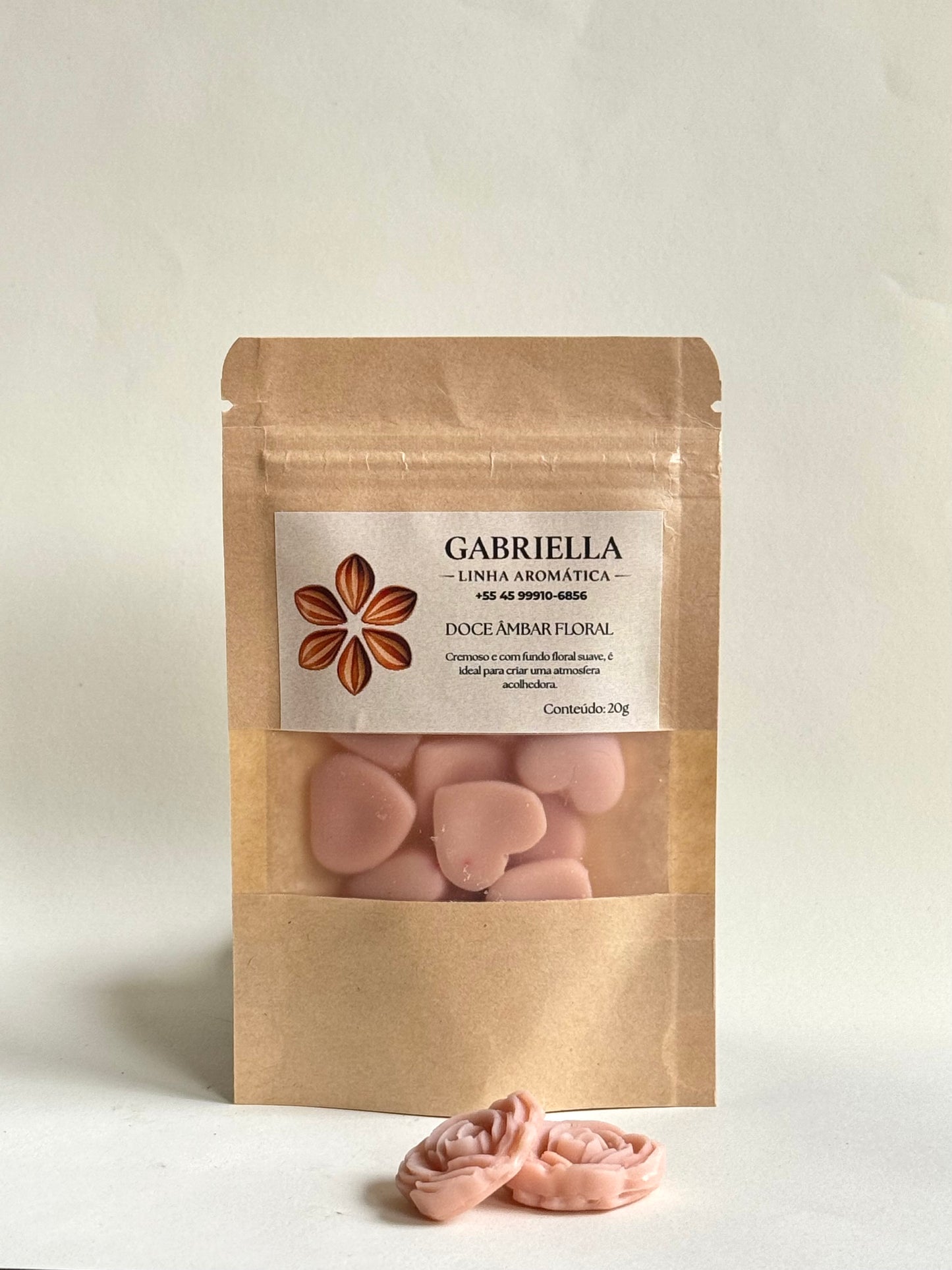 Wax Melts Doce Âmbar Floral