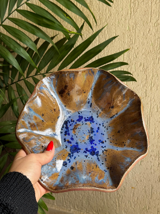 Centro de mesa orgânico - marrom