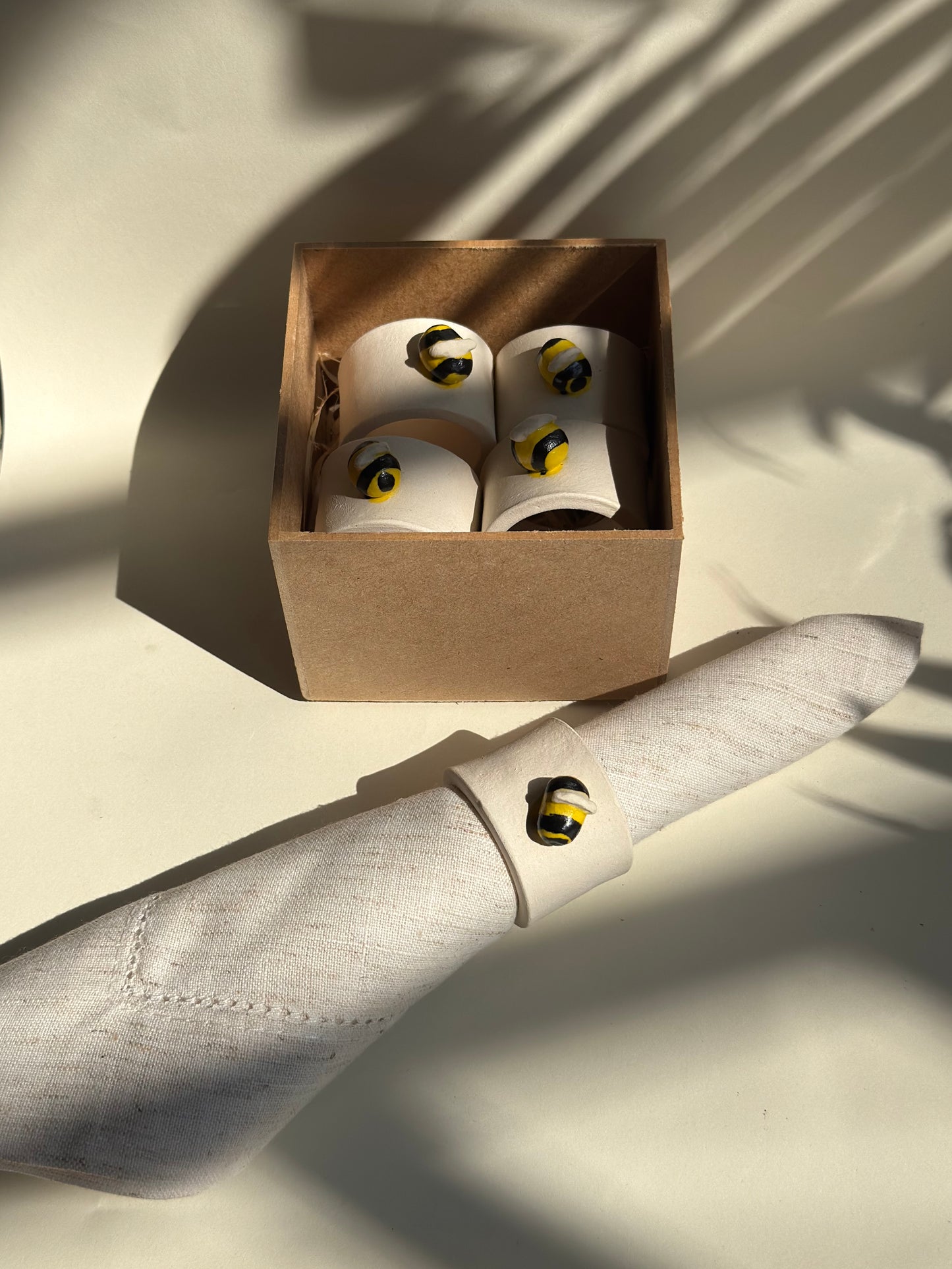 Jogo de anéis de guardanapo